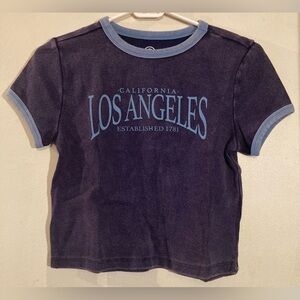 Los Angeles CA Blue Tee Shirt